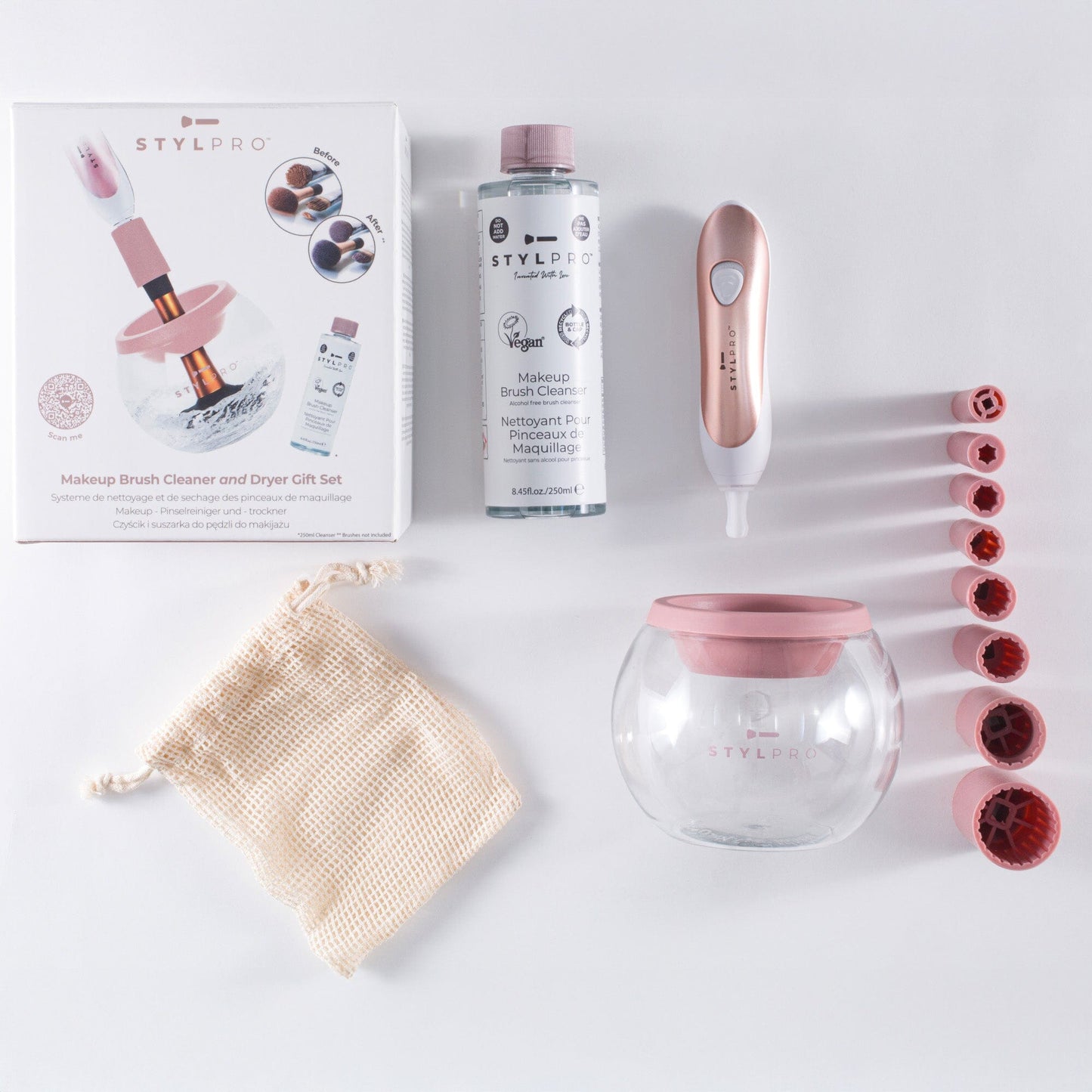 STYLPRO Makeup Brush Cleaner Gift Set
