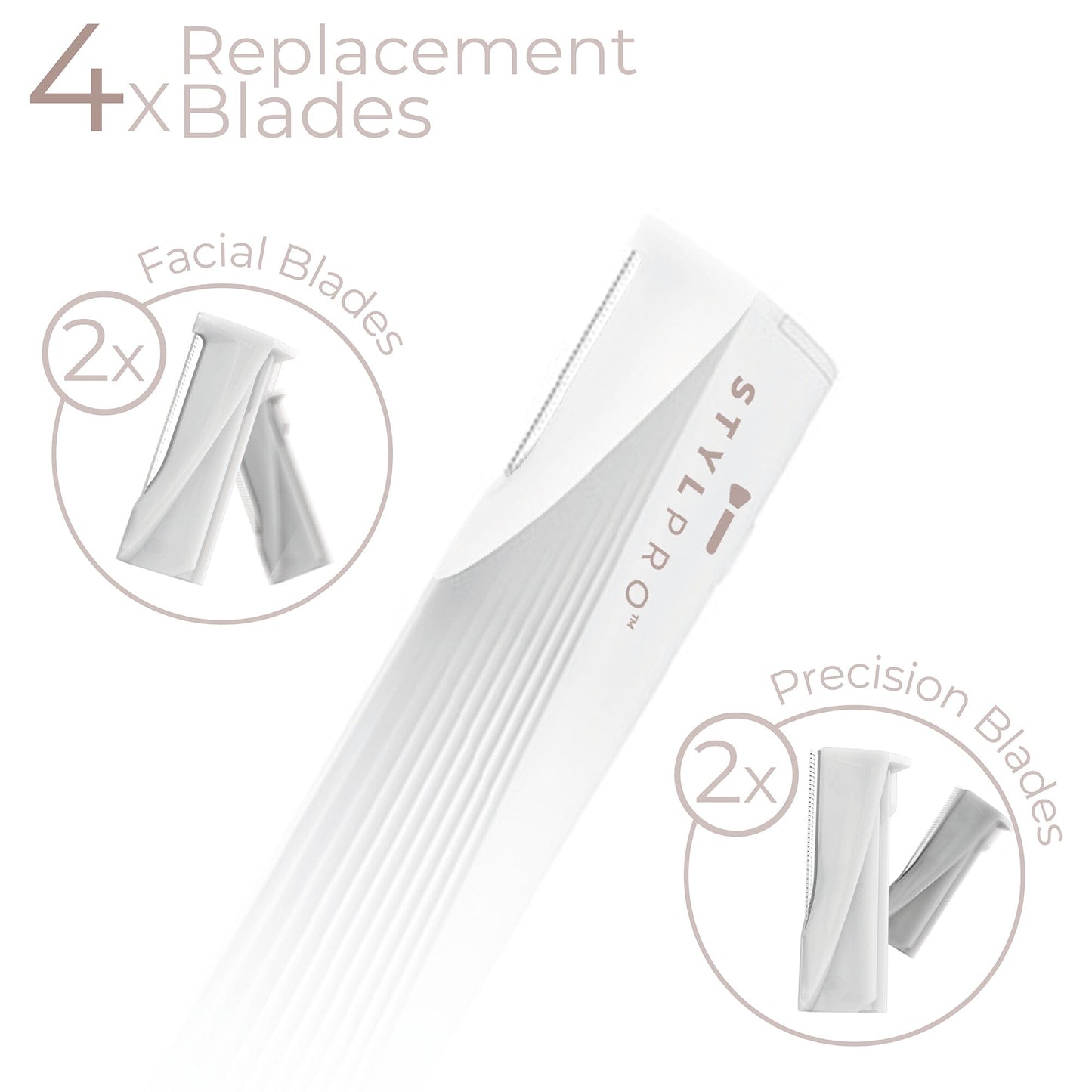 2-in-1 Light Up Sonic Dermaplane & Trimmer