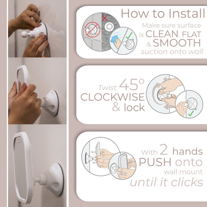 Clear View Anti-Fog Heated Bathroom Mirror