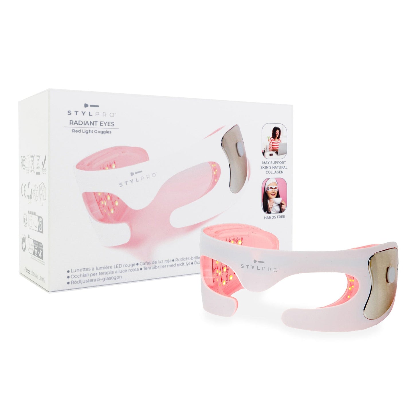 STYLPRO Radiant Eyes Red LED Goggles